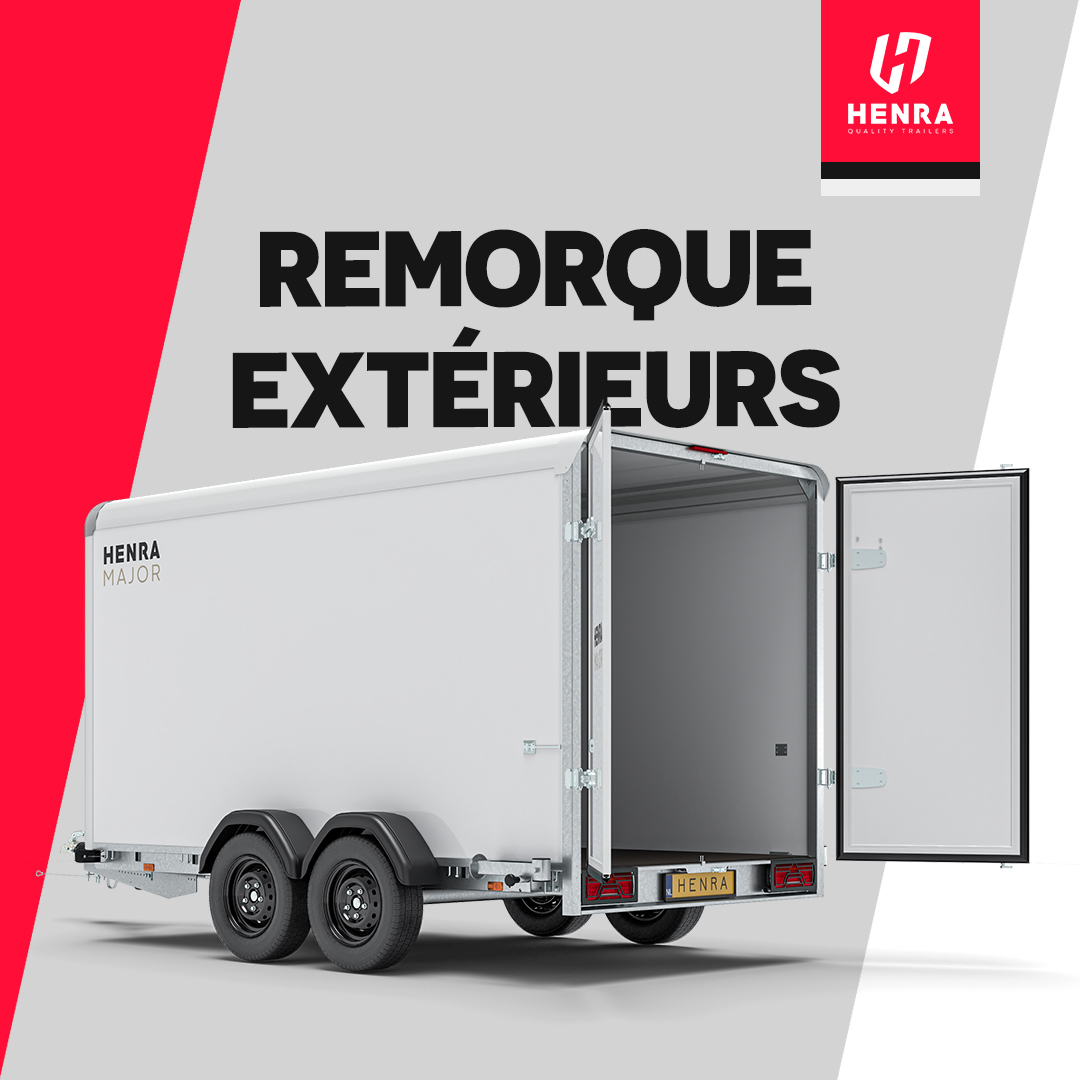 REMORQUES ROUES EXTERIEUR